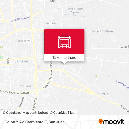 Colón Y Av. Sarmiento E map