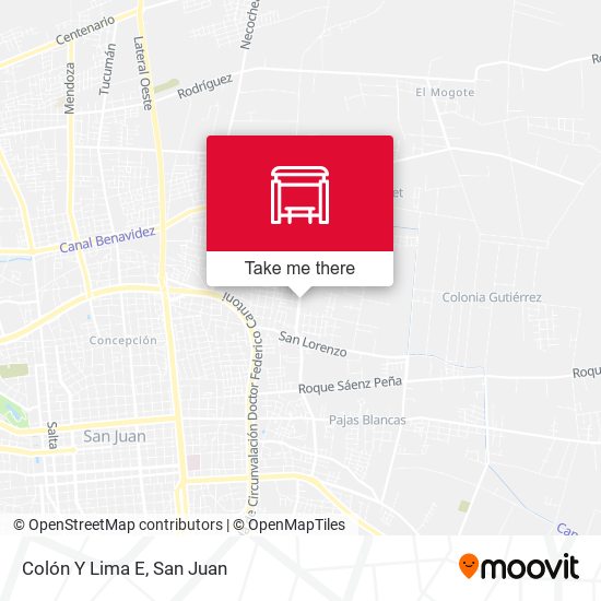 Mapa de Colón Y Lima E