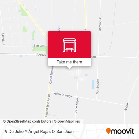 9 De Julio Y Ángel Rojas O map