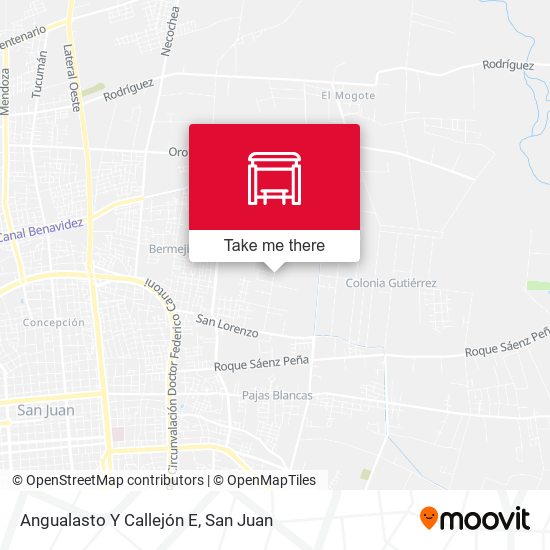 Angualasto Y Callejón E map