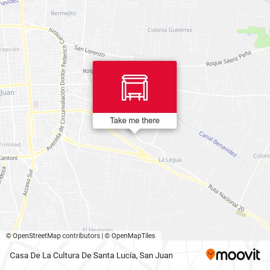 Mapa de Casa De La Cultura De Santa Lucía