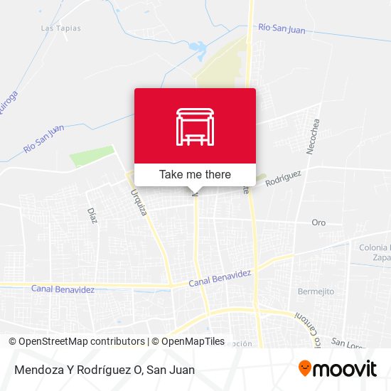Mendoza Y Rodríguez O map