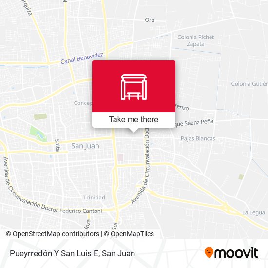 Mapa de Pueyrredón Y San Luis E