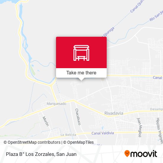 Mapa de Plaza B° Los Zorzales