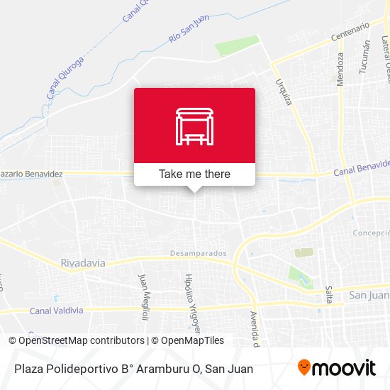 Plaza Polideportivo B° Aramburu O map