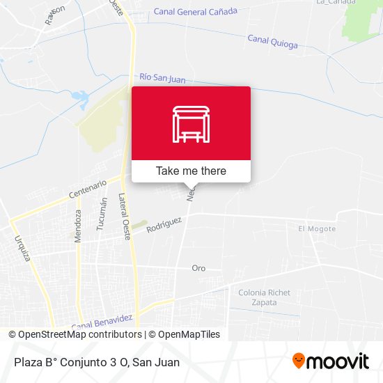 Mapa de Plaza B° Conjunto 3 O