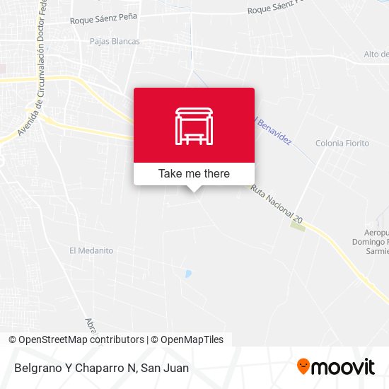 Mapa de Belgrano Y Chaparro N