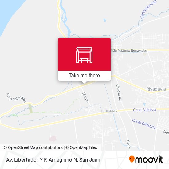 Mapa de Av. Libertador Y F. Ameghino N