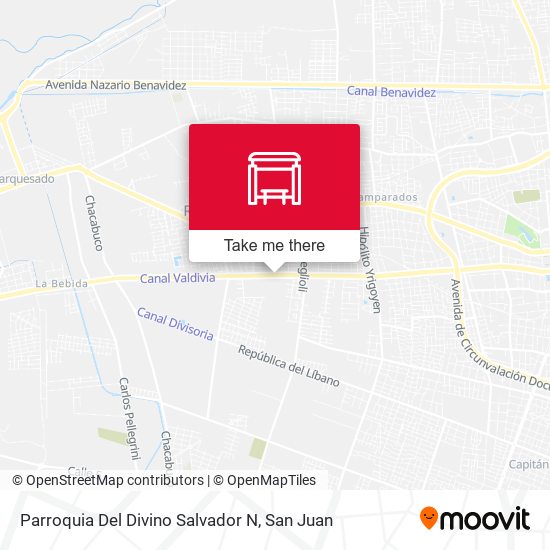Parroquia Del Divino Salvador N map
