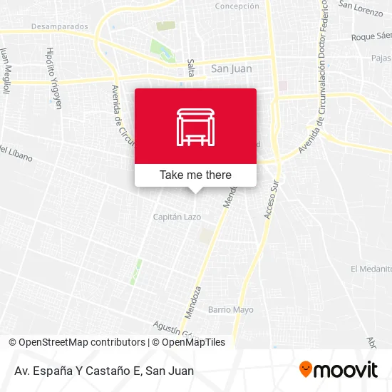 Mapa de Av. España Y Castaño E