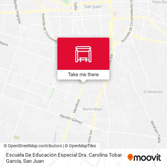 Escuela De Educación Especial Dra. Carolina Tobar García map