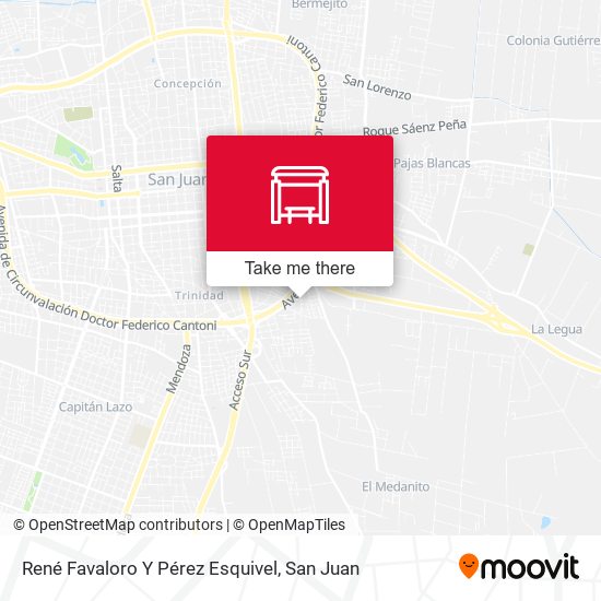 Mapa de René Favaloro Y Pérez Esquivel