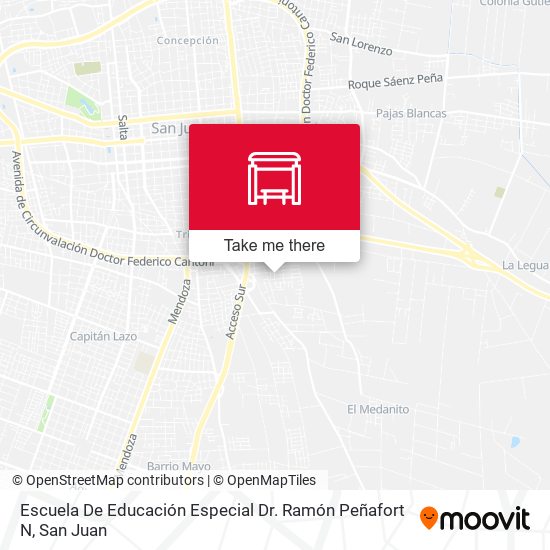 Escuela De Educación Especial Dr. Ramón Peñafort N map