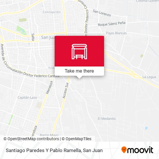Mapa de Santiago Paredes Y Pablo Ramella