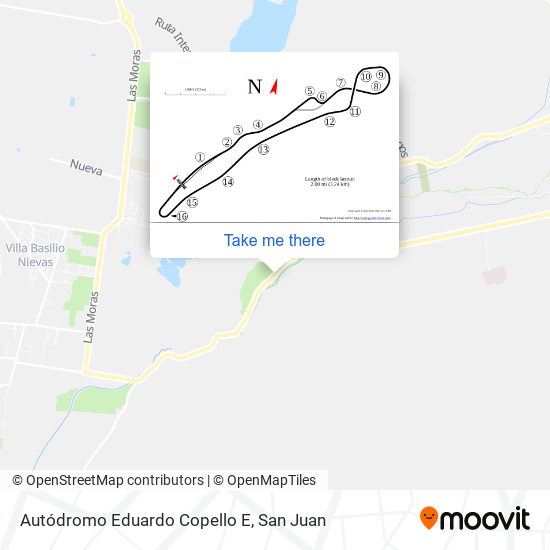 Autódromo Eduardo Copello E map