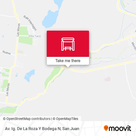 Av. Ig. De La Roza Y Bodega N map