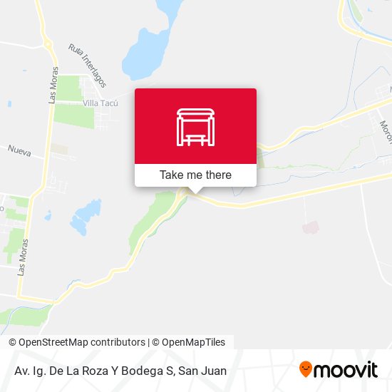 Mapa de Av. Ig. De La Roza Y Bodega S