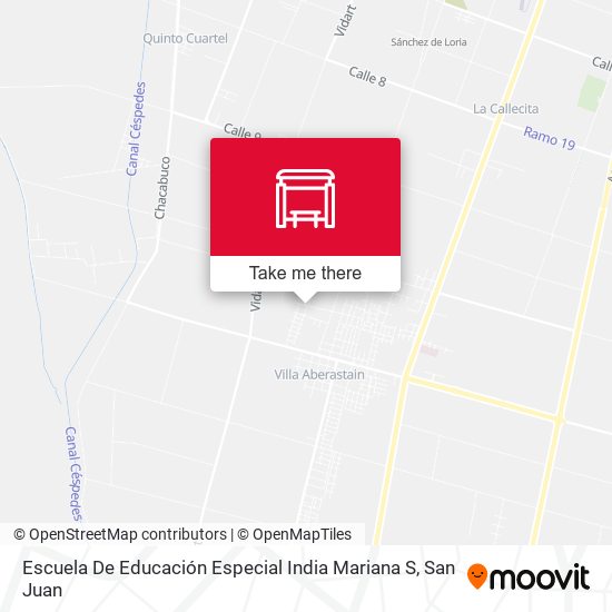Escuela De Educación Especial India Mariana S map