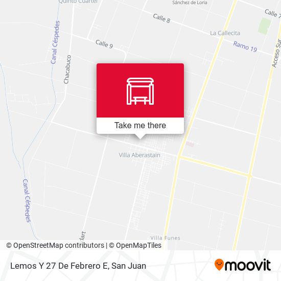 Mapa de Lemos Y 27 De Febrero E