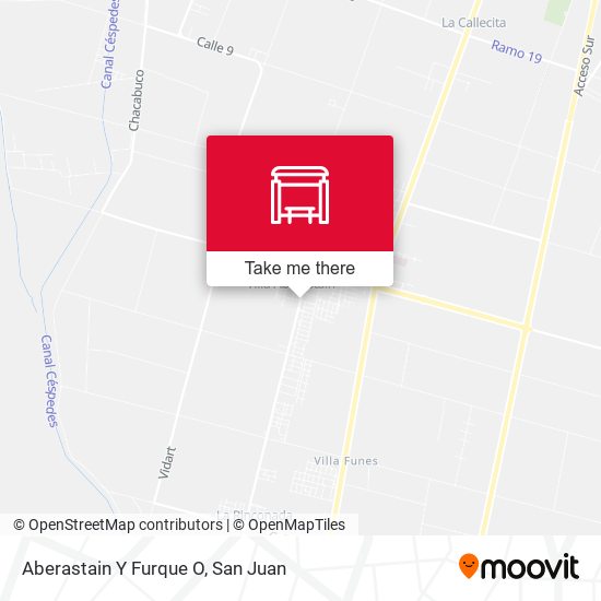 Aberastain Y Furque O map