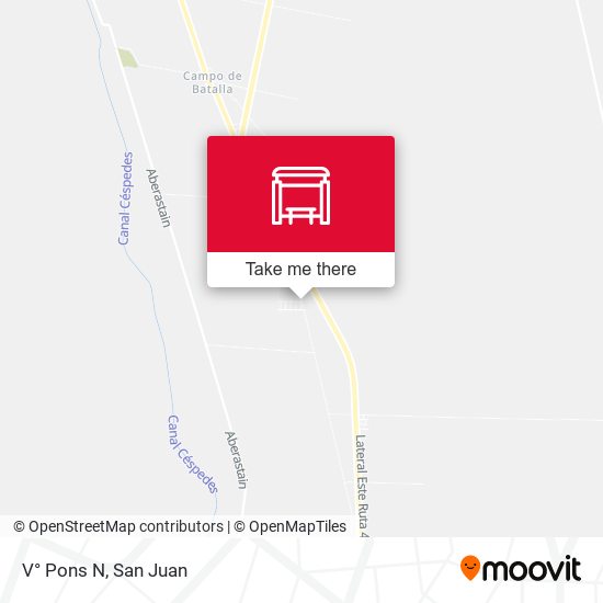 Mapa de V° Pons N
