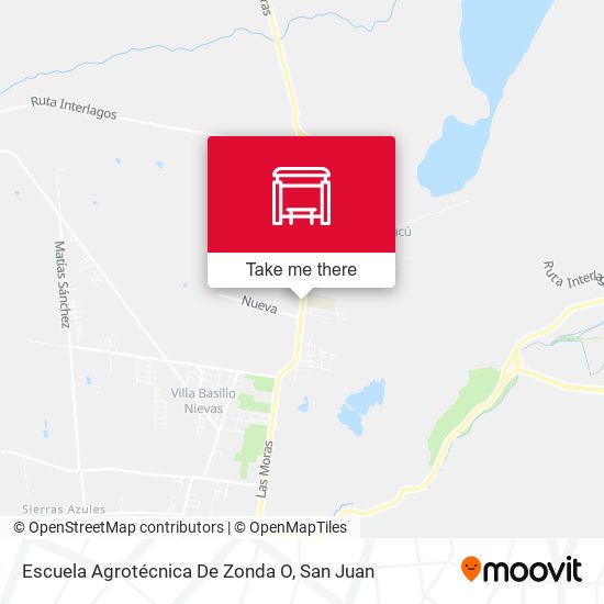 Escuela Agrotécnica De Zonda O map