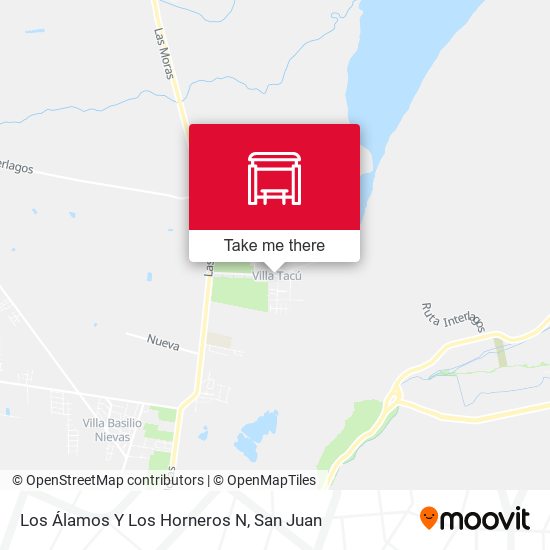 Mapa de Los Álamos Y Los Horneros N