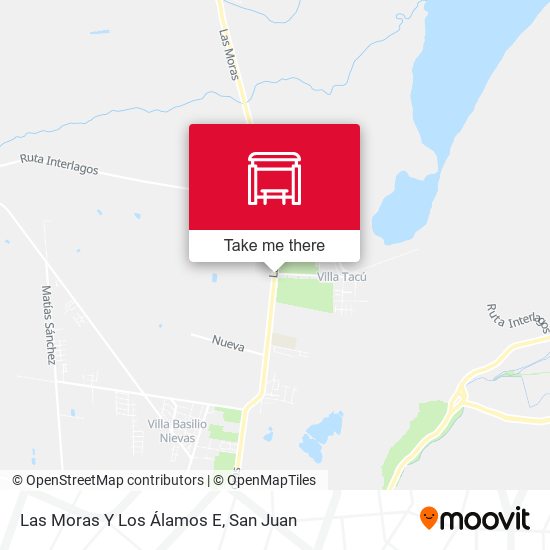 Las Moras Y Los Álamos E map