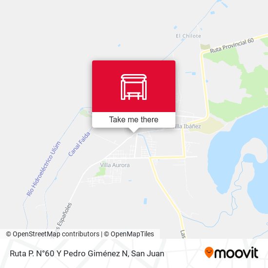 Mapa de Ruta P. N°60 Y Pedro Giménez N