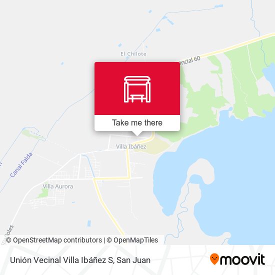 Mapa de Unión Vecinal Villa Ibáñez S
