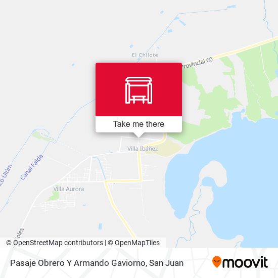 Pasaje Obrero Y Armando Gaviorno map