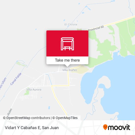 Mapa de Vidart Y Cabañas E