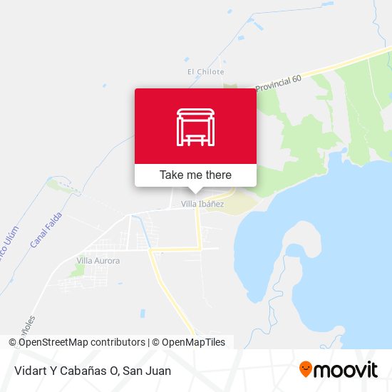 Mapa de Vidart Y Cabañas O