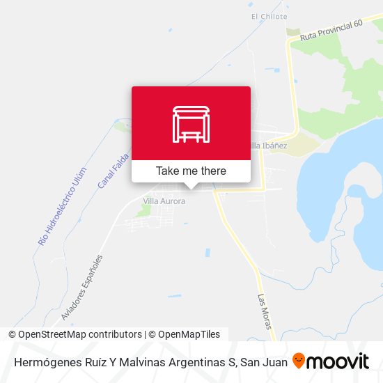 Hermógenes Ruíz Y Malvinas Argentinas S map