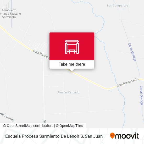 Escuela Procesa Sarmiento De Lenoir S map