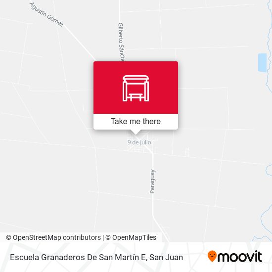 Escuela Granaderos De San Martín E map
