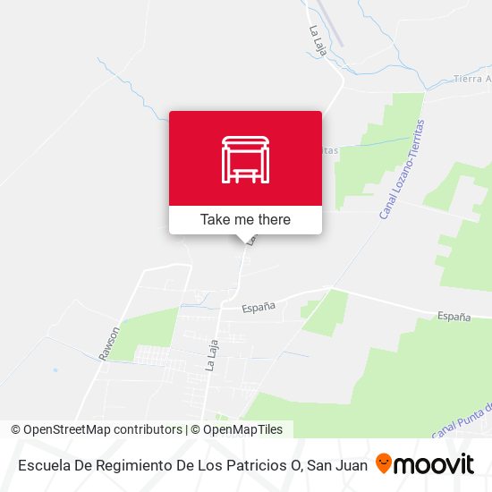 Escuela De Regimiento De Los Patricios O map