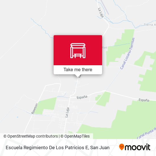 Mapa de Escuela Regimiento De Los Patricios E
