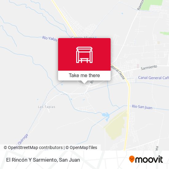 Mapa de El Rincón Y Sarmiento