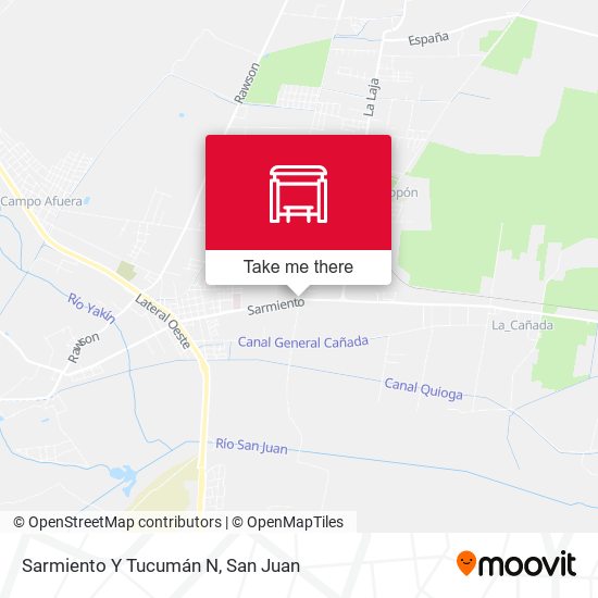 Mapa de Sarmiento Y Tucumán N
