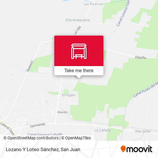 Lozano Y Loteo Sánchez map