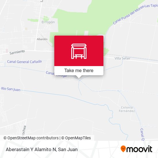 Mapa de Aberastain Y Alamito N