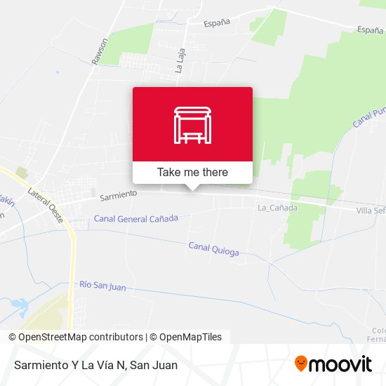 Sarmiento Y La Vía N map