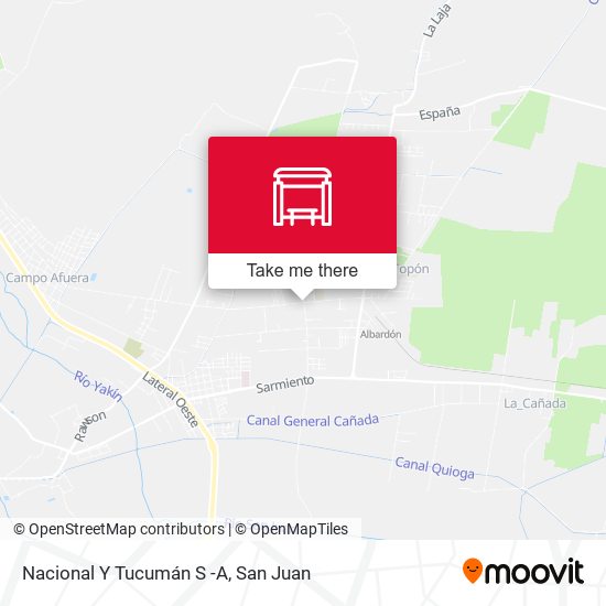 Mapa de Nacional Y Tucumán S -A