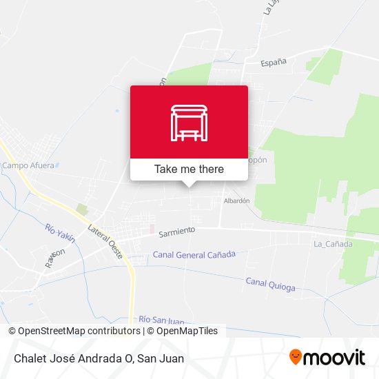 Chalet José Andrada O map