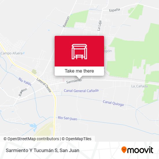 Sarmiento Y Tucumán S map
