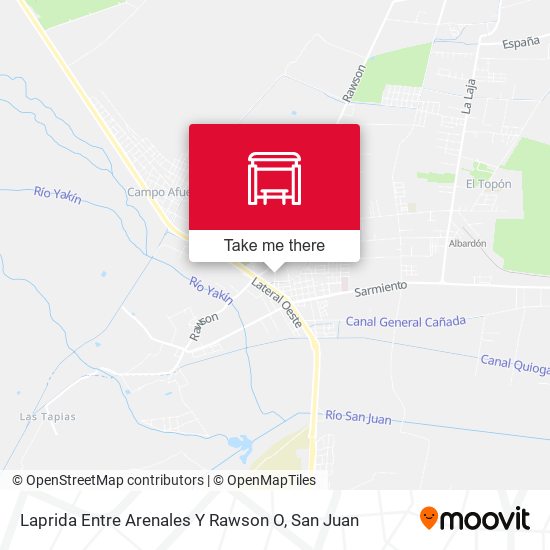Laprida Entre Arenales Y Rawson O map