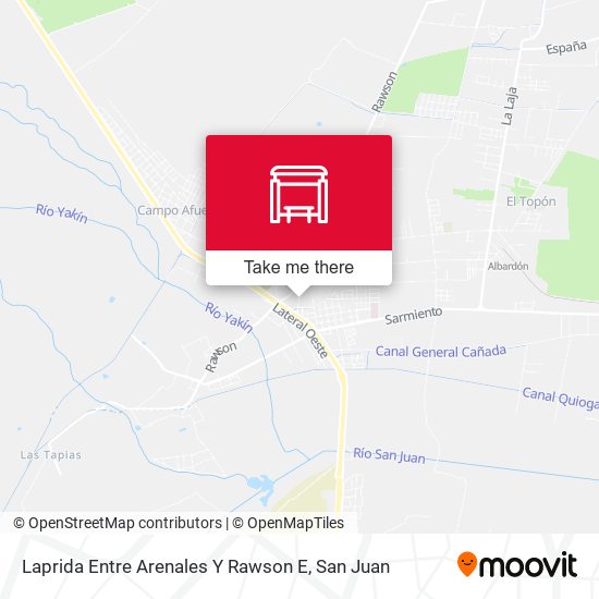 Laprida Entre Arenales Y Rawson E map