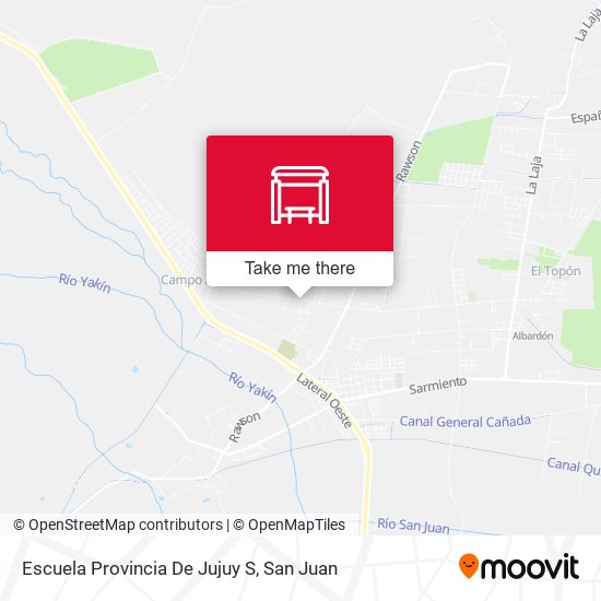 Escuela Provincia De Jujuy S map