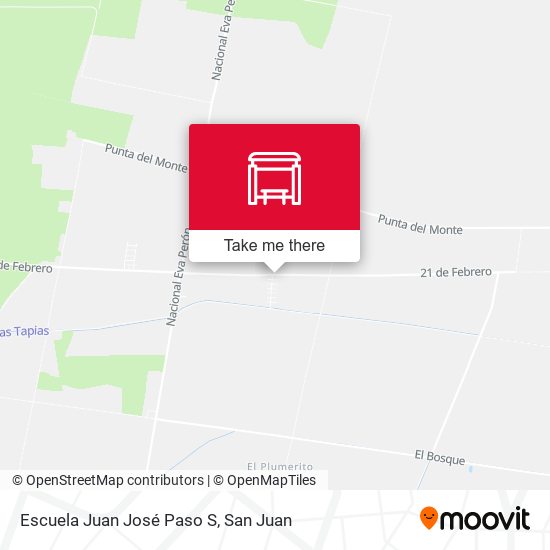 Escuela Juan José Paso S map